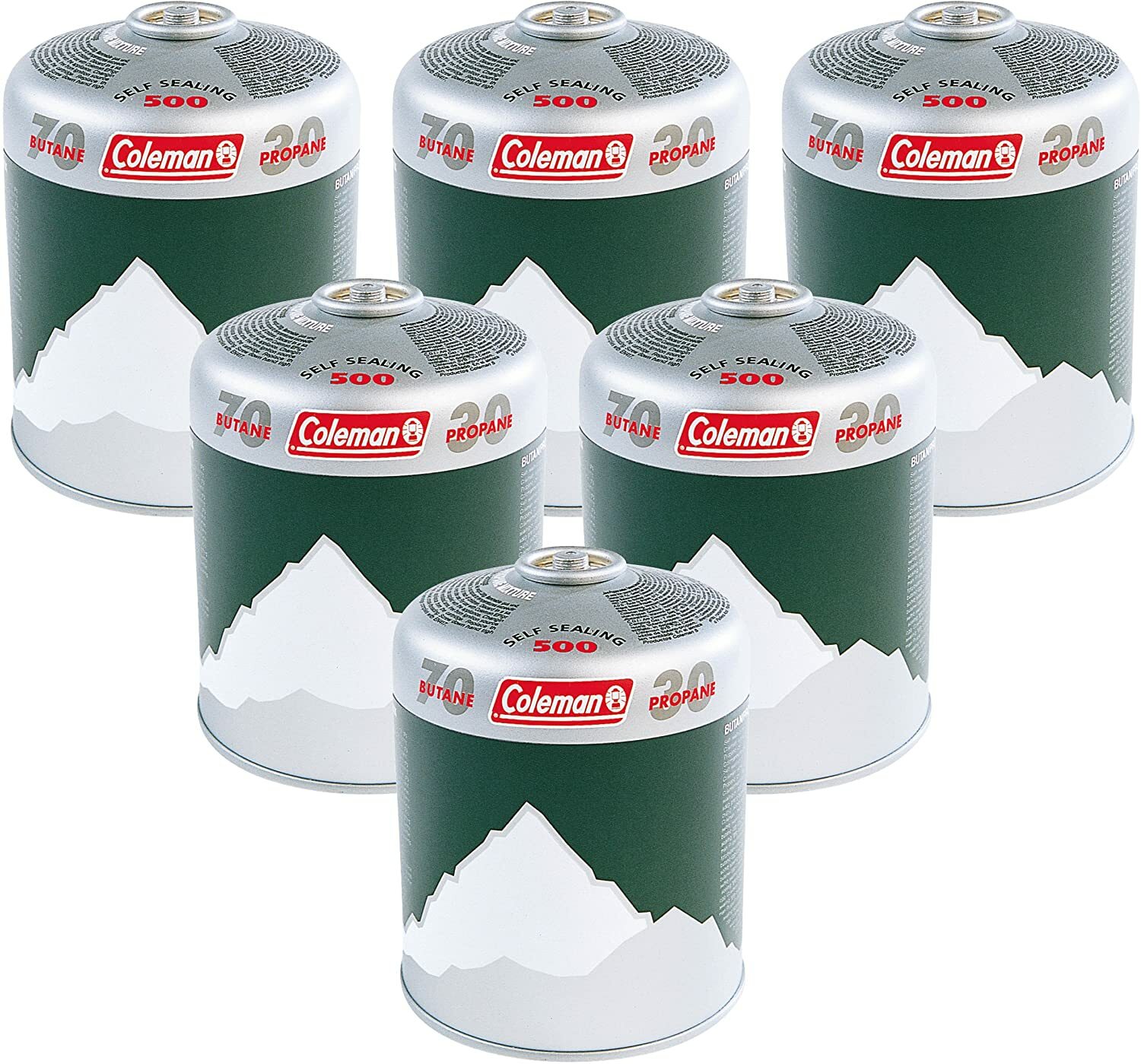 COLEMAN C500 GAS CARTRIDGE - PACK OF 6