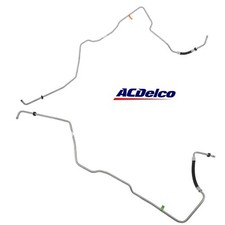 Auto Transmission Oil Cooler Lines Set of 2 Upper Lower Pair for Chevrolet GMC