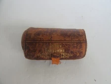 Antique 1860's / 1870's Lady's Companion Etui Leather Travel Sewing Case