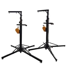 2PCS Loudspeaker Box Heavy Duty Stand 19FT DJ Concert Stage Truss Crank Stand