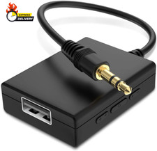 USB to Aux Audio Adapter, 3.5Mm Male to USB Female for Playing Music with USB Dr
