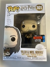 Funko Pop! Harry Potter FILCH & MRS. NORRIS  2019 NYCC Exclusive Limited Edition