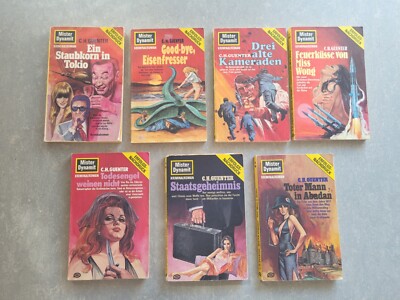 C.H. GUENTER Mister Dynamit Pabel Taschenbuch 7 Stück Erfolgs-Nachdruck