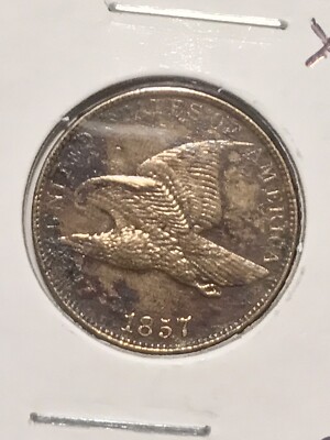 1857 Flying Eagle Cent     *Surface Corrosion on Obverse & Reverse*