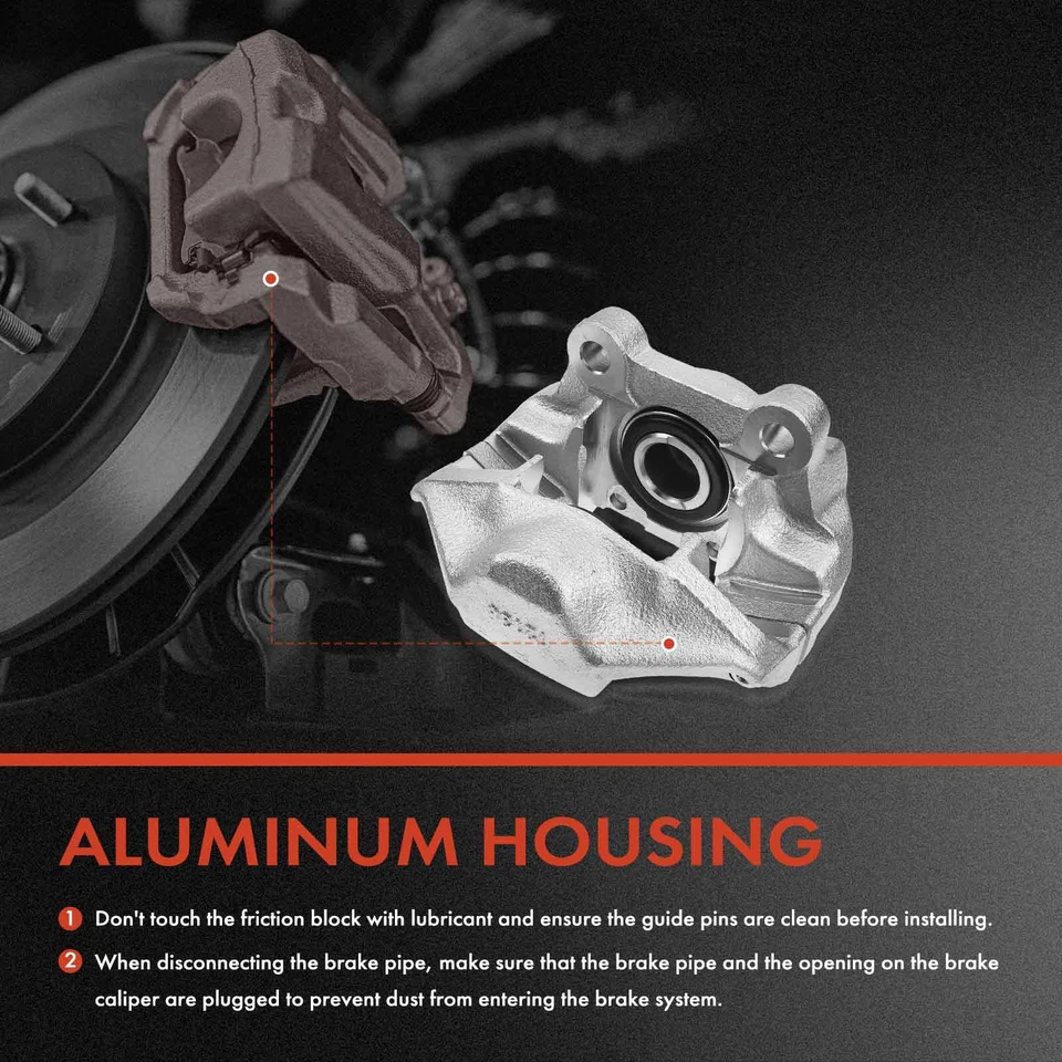 2x Pinzas de freno traseras izquierda y derecha con pistón de metal para Porsche 911 1980-1983	 Foto 2 de 4