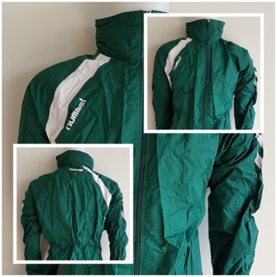 Hummel Herren Regenjacke Windbreaker Trainingstop Jacke Fußball Elite grün weiss