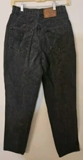 Gitano Vintage 90s Jeans Womens Size 10 Short Black Denim High Rise Mom 