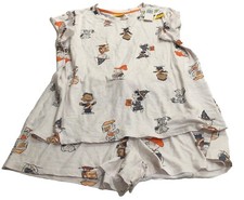 Briefly Stated Peanuts White Halloween Pajamas Large