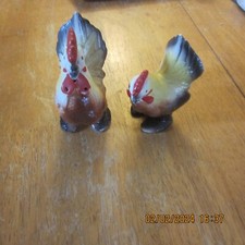 ROOSTER SALT & PEPPER 5 INCHES TALL JAPAN