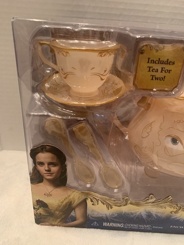 Disney Beauty and the Beast Enchanted Objects Live Action Tea Set Mrs Potts NEW - 第 4/12 張圖片