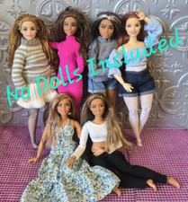 Curvy Fashion Doll 11.5 Clothes Made-to-move Hybrids NO DOLLS 6 Outfits see Pic