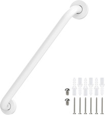 16 Inch Grab Bars for Bathtubs and Showers White, Safety Shower Grab Bars for Se