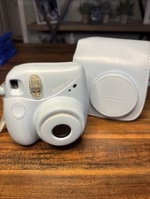 Fujifilm Instax Mini 7 Plus 7 Instant Camera Light Blue TESTED WORKS