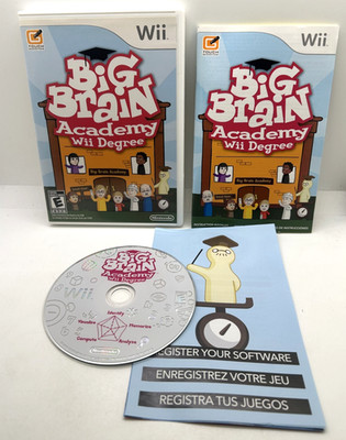 Big Brain Academy: Wii Degree Nintendo Wii Game Complete With Manual Tested