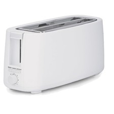 Atlanta 4 Slice Toaster Wide Slot 1400W Kitchen Toasting with Variable Browning