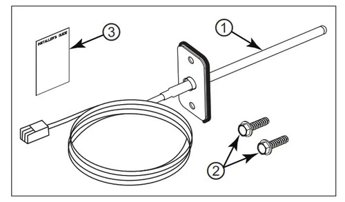 Trane BAYSENSC360 1/2" Thermistor Supply Temp Sensor