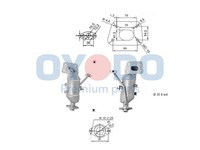 Oyodo 10N0128-OYO Katalysator FüR C1 107 Aygo 1.0 06.05-09.14 Peugeot Toyota