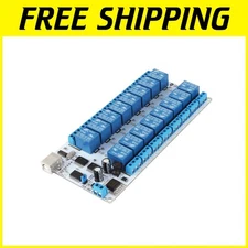 16-Channel USB Relay Module for Home Automation