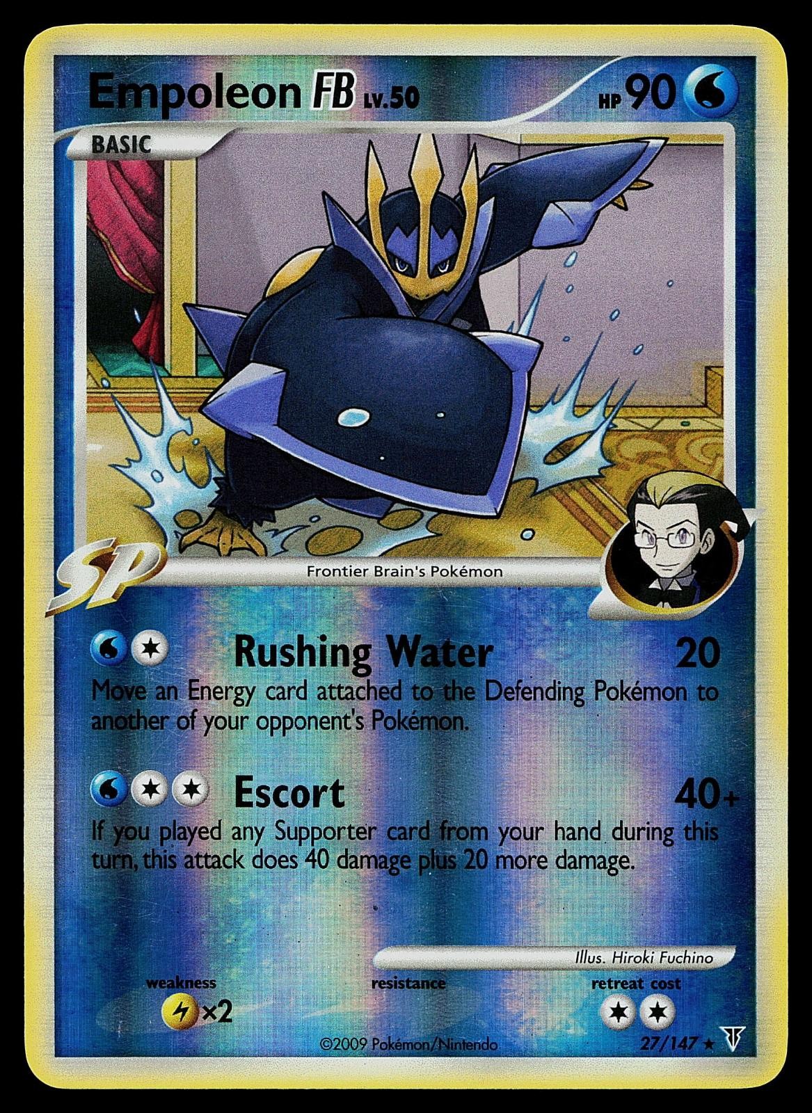 Pokemon Card - Empoleon FB Supreme Victors 27/147 Reverse Holo Rare