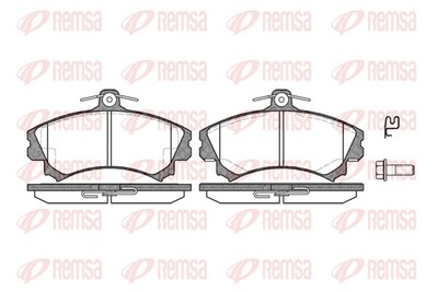 REMSA 0590.02 brake pad set, disc brake for Mitsubishi, Volvo