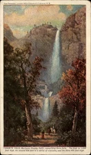 Yosemite Falls Mariposa County California vtg postcard UDB c1905 unposted a929