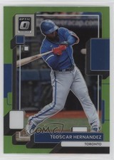 2022 Panini Donruss Optic Lime Green Prizm Teoscar Hernandez #123 1w7