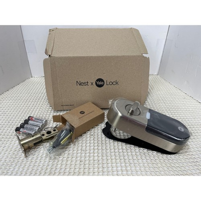 #ad #ad Nest x Yale Lock Smart Lock Keyless Entry missing range extender and parts New $59.99