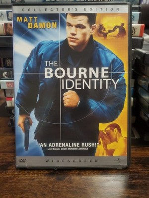 Universal The Bourne Identity DVD Full Screen Edition Matt Damon 2002