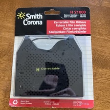 Genuine OEM Smith Corona H Series 21000 Correctable Typewriter Ribbon - 2 Pack