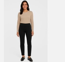 NWT Banana Republic Ponte Pants Women's S Black Slim Stretch Pants P0832