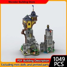 Medieval Castle Model MOC Building Bricks Forest Castle Tower
