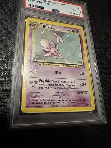 Espeon (Unlimited) graded PSA 4 for sale on eBay