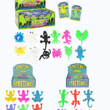 Sticky Creatures, Stretchy Frog & Lizards Set |Kid Party Fidget Toys |Multi pack