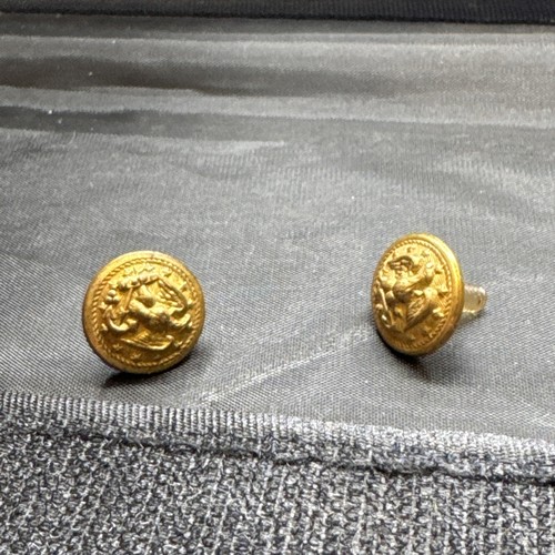 US Navy Brass Eagle and anchor dress cap screw back buttons 14 mm set of 2 - Picture 12 of 12