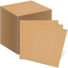 110 Pack 12 x 12 Inch Corrugated Cardboard Sheets Flat Cardboard Sheets Packa...