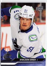 2023-24 Upper Deck #178 Sheldon Dries Vancouver Canucks