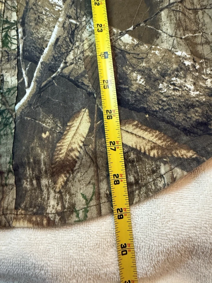 Magellan Outdoors Hunt Gear Realtree Edge Men’s Size S Camo Long Sleeve Shirt - Image 3 of 4