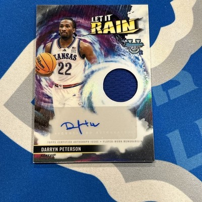 2025-26 Bowman s Best Darryn Peterson Let It Rain Patch Auto Kansas #1 Pick?