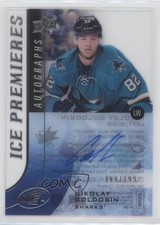 2015-16 Upper Deck Ice Premieres Auto 59/199 Nikolay Goldobin #IPA-NG Auto k1r