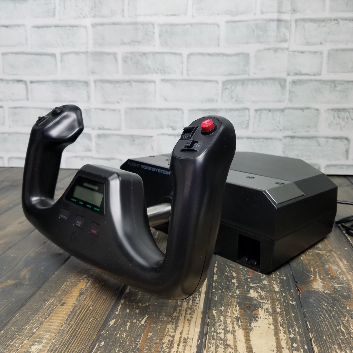 Logitech G Saitek Flight Yoke & Throttle Quadrant System PC J