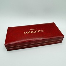 GENUINE LONGINES WATCH BOX VINTAGE RED OLYMPIC GAMES 1972