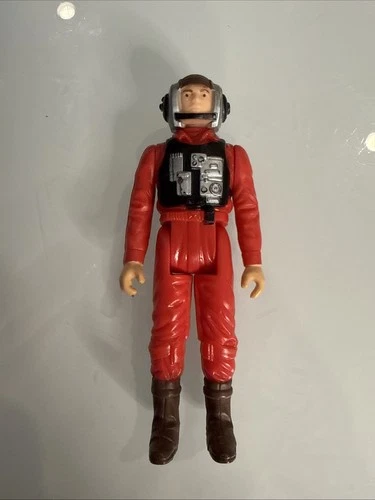 Vtg Star Wars B-Wing Pilot Near Complete Action Figure 1984 No COO Kenner