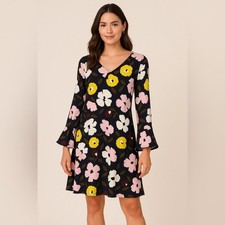 Ann Taylor Factory Black and Yellow Long Sleeve Dress💛🖤