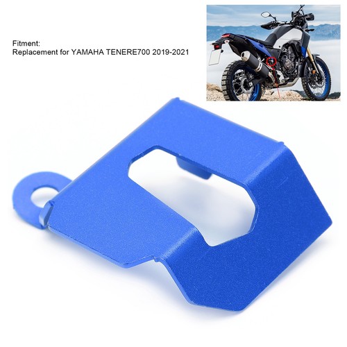 :Blue Motorcycle Rear Brake Oil Cup Protect Cover For TENERE700 2019‑2021 - Afbeelding 11 van 22