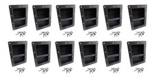  12 PACK PROCRAFT TYH-32 Blk Recessed Bar Handle for PA Cabinet  Cases w/Screw