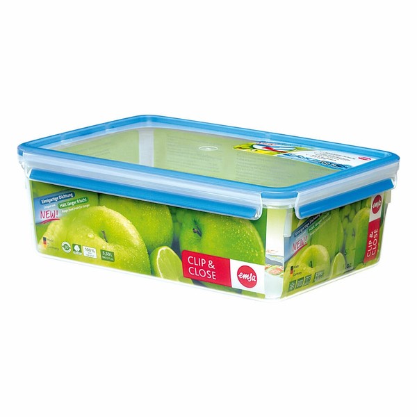 Emsa Clip & Close Frischhaltedose 5.50 L Brotdose Frischhaltebox Brotbox 508547-image