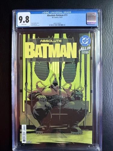 🔥 Absolute Batman #11 CGC 9.8 Grade Cover A 1st Print Nick Dragotta Cover 🔥