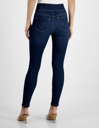 Pantalones de mezclilla ajustados de tiro alto para mujer INC International Concepts talla 16 - Imagen 2 de 2