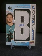 2025-26 Sp Game Used Draft Day Marks Ozzy Wiesblatt /35 Rookie RC #DDM-OW 