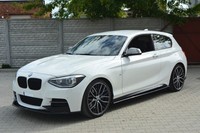 Cup Spoilerlippe Schwarz FüR 1Er BMW F20 M-Paket Frontspoiler Frontlippe Schwert